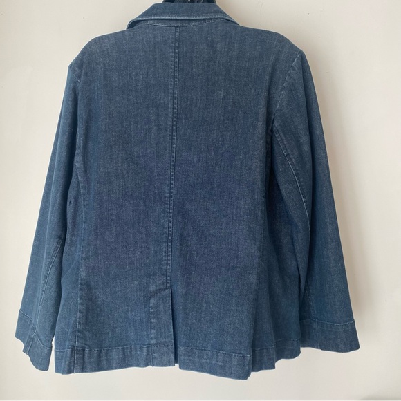 Talbots Denim Jacket. Stretch. Size 18 (XL) - Picture 3 of 9